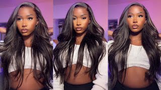 INSTALL THIS HIGHLIGHTED BROWN WIG WITH ME | Arabella Hair