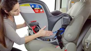 Chicco NextFit - Installing with Seat Belt: Rear-facing