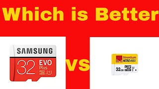 Samsung Evo plus 32GB Microsd vs Strontium Nitro 32GB - Which is Better