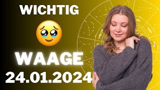 WAAGE ♎️🤫 JEMAND vermisst dich sehr 😨 Horoskop - 24.Januar 2024 #waage #tarot