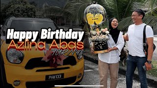 PRANK HADIAH 🎁 | Happy Birthday AZLINA ABAS TURN43 🎂🧸