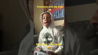 I was teaching my six-year-old how to freestyle and my four-year-old amazed me🤣😍￼