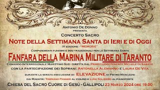 Gallipoli  Concerto Sacro a cura della Fanfara della Marina Militare di Taranto