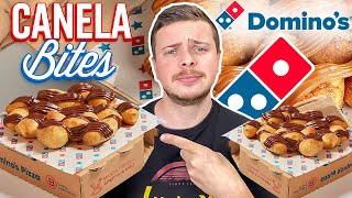 NOVA SOBREMESA DA DOMINOS PIZZA - CANELA BITES COM OVOMALTINE