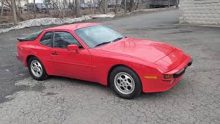 1987 Porsche 944 Cold Start