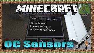 OC Sensors Mod 1.12.2/1.10.2 & Tutorial Downloading And Installing For Minecraft