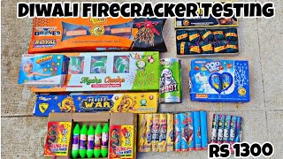 Diwali Firecrackers Stash | Diwali FireCracker Testing 2024 | Diwali Fancy Firecrackers Testing