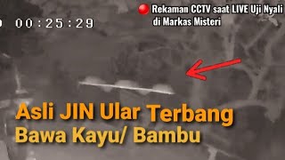 Detik Detik Jin Ular Terbang Terekam CCTV