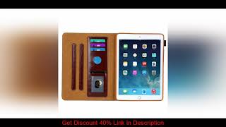 ❎ Luxury Business Genuine Leather Case for iPad Mini 1 2 3 4 5 Flip Magnetic Smart Cover with Soft