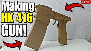 Let's make cardboard HK 416!! Live 🔴