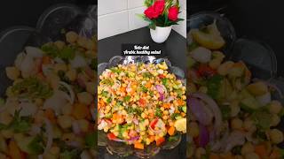 Simple & easy chickpeas salad recipe/KETO DIET