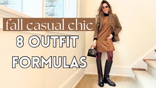 8 CASUAL Yet CHIC OUTFIT FORMULAS For Fall Winter