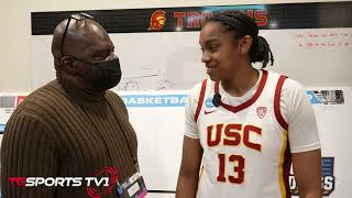 USC Trojans #13 Rayah Marshall (C/F) Post-Game Interview #usctrojans