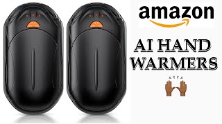 HOW TO USE THE AI ELECTRIC HAND WARMERS TO KEEP YOU COZY | AMAZON FINDS! 🧤