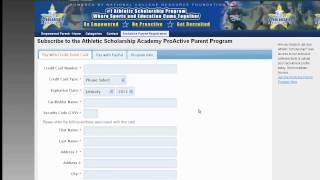 Athletic Scholarship Academy  Empowered to ProActive Programs