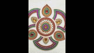 shorts 1 Top 20 Rangoli Handmade Kundan Rangoli 2 2024