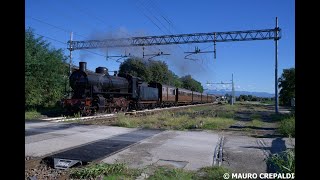 [4K] TRENO STORICO VERONA PN - MANTOVA DEL 29.9.24 #locomotivaavapore #dampflok #stream