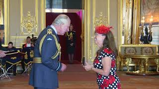 Karen receives Lili's MBE