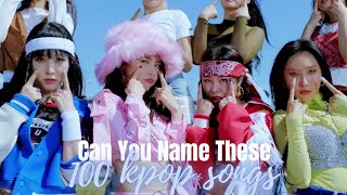 CAN YOU NAME THESE 100 KPOP SONGS? | 2022 EDITION