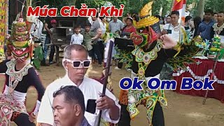 Robam Múa Chằn Khỉ Khmer Rất Đặc Sắc Tại Ao Bà Om Ngày Ok Om Bok 2023