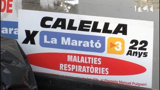 Calella es bolca un any més amb La Marató