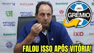 TÁ MALUCO! OLHA O QUE ROGERIO CENI FALOU APÓS VITÓRIA CONTRA O GRÊMIO!