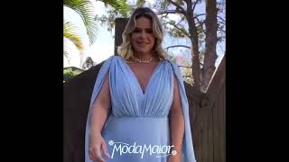 Vestido Plus Size de Festa em Crepe Multiforma