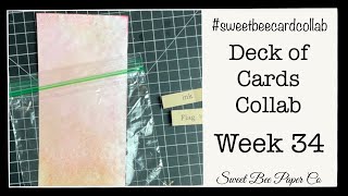 Week 34 Collage Collab | Deck of Cards Collab Weekly Project | Collage Challenge #sweetbeecardcollab