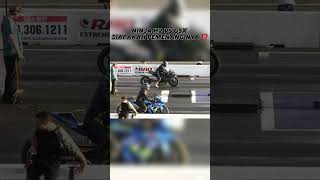 Drag race superbike gsx vs ninja h2 ‼#shortsfeed