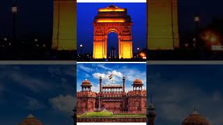 India gate vs Lal kila#delhi #short #trending #viralvideo