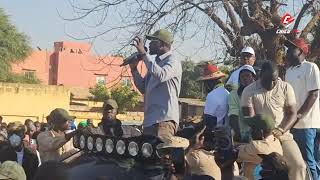 Ousmane SONKO tire sur les plateaux d'émission Vendredi lors de son meeting à Linguère