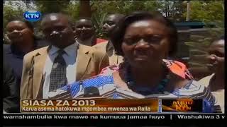 Martha karua anamsaliti Raila odinga  Leo,,