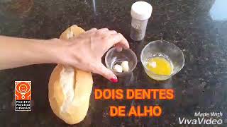 Receitinha com poucos ingredientes: Pão de alho