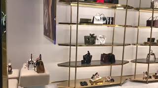 Bag shop design interior handbag display ideas