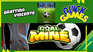 Gioco a Goal Mine con soldi veri #quickgame  #quickgames