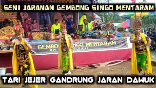 Tari Jejer Gandrung Jaran Dawuk Jaranan Gembong Singo Mentaram live Mentaraman Jajag