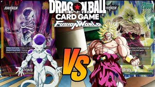 Yellow Frieza VS Green Broly! Dragonball Super Fusion World Gameplay! Featuring @oppasgaming5375