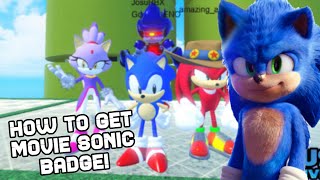 How to get Movie Sonic Badge in Sonic Mobius Megadrive!!!