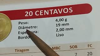 1700-MOEDA DE 20 CENTAVOS DO CRUZEIRO DE 1945-GETULIO VARGAS.