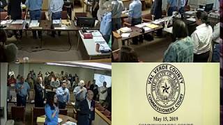 May 15, 2019 Commissioners Court Regular Term Meeting