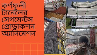 কর্ণফুলী টানেলের সেগমেন্টস প্রোডাকশন অ্যানিমেশন ভিডিও