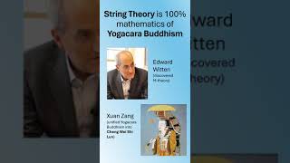 String theory is 100% mathematics of Yogacara Buddhism