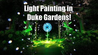 Light Painting in Duke Gardens - VLOG 66