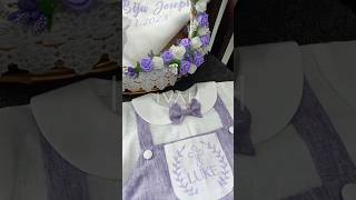 Lavender Shade Baptism Dress Combo For Family | Baptism Dress Code For Family | Lavender Baptism Set