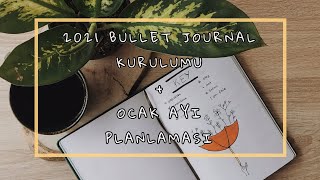 2021 Bullet Journal Kurulumu + Ocak Ayı Planlaması | Bullet Journal Set up