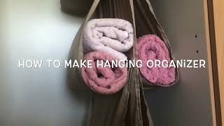 How to sew organizer for bags, towels or shoes | Kako napraviti organizator