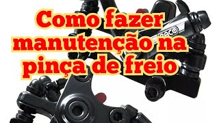 como desmontar e engraxar a pinça de freio a disco da sua bike