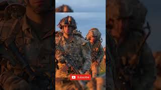 NATO Troops in HUGE Parachute Drop #shorts