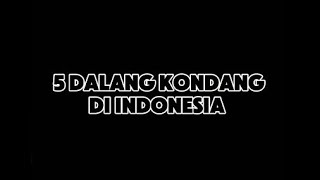 5 Dalang Kondang di Indonesia