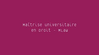 Master en Droit